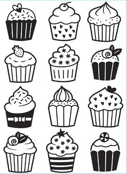 oakleys cupcake clipart