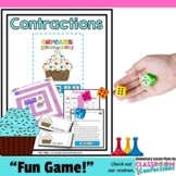 Contractions Game: Literacy Center: Grammar Game: 4th grad