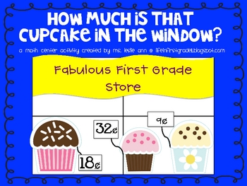 Preview of Cupcake Counting Math Center