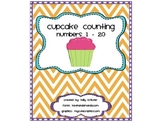 Cupcake Counting Posters 0 - 20