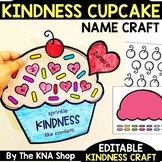 Cupcake Name Crafts February Bulletin Board Kindness Week 