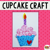Cupcake Printable Craft Template
