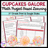 Cupcake Project Based Learning 3rd Grade Math Measurement 