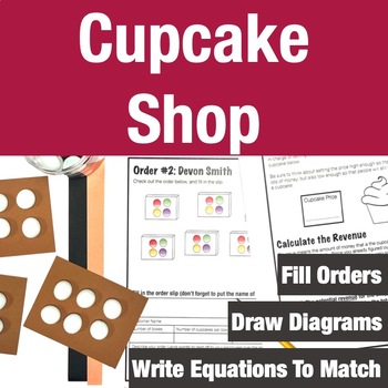 Preview of Multiplication Practice - Build, Draw and Write Equations using Equal Groups