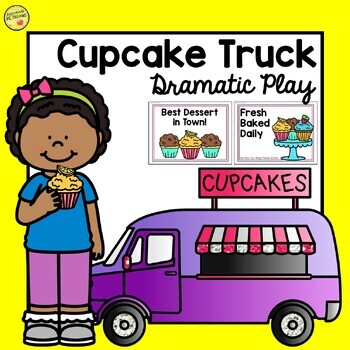 Preview of Cupcake Truck Dramatic Play