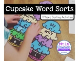 Cupcake Word Sorting Activity