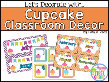 Cupcake Classroom Decor by Latoya Reed | Teachers Pay Teachers