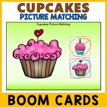 Preview of Cupcakes Themed Picture Matching
