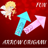 Cupid Arrow Valentine's Origami 