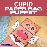 Cupid Paper Bag Puppet Craft - Activity - Valentine's Day 