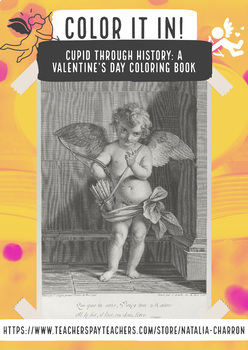 Preview of Cupid Through The Ages: A Historical Valentine's Day Coloring Book