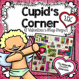 Cupid's Corner:  Valentine's Area and Perimeter Map Project UK