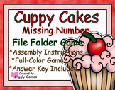 Cuppy Cakes Missing Number File Folder Game