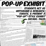 Curate History: Create a 1960s Era Pop-Up Exhibit | PBL | 