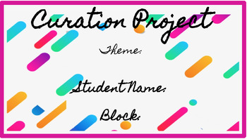 Preview of Curation Mini Project Google Slides