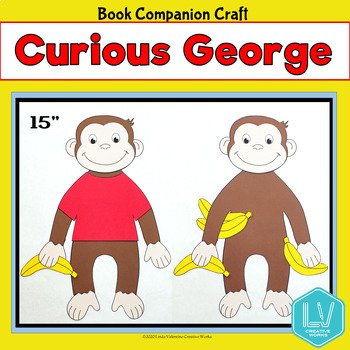 Preview of Curious George Craft - Book Companion Craft, Back to School