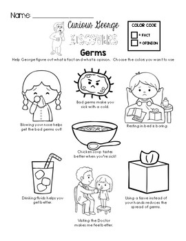 Germs 2nd Grade Worksheet