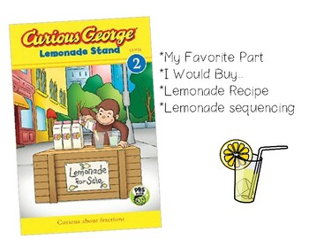 Preview of Curious George Lemonade Stand