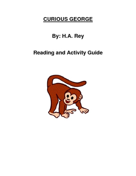 Preview of Curious George Reading and Activity Guide