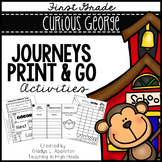 Curious George at School - Journeys First Grade Print and 