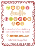 Curly Doodle Borders Bundle - (Set of 9)