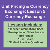 Currency Conversion - Classroom Notes & Activities (Workpl