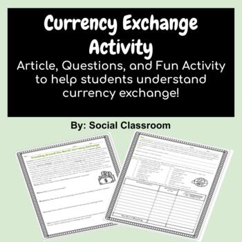 Preview of Currency Exchange Activity | Middle School Economics