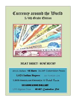 Preview of Currency around the World 5/6th Grade Edition