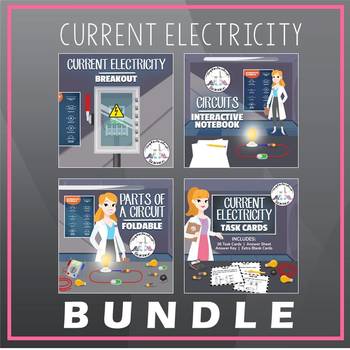 Preview of Current Electricity & Electric Circuits Bundle