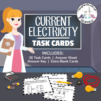 Preview of Current Electricity Task Cards
