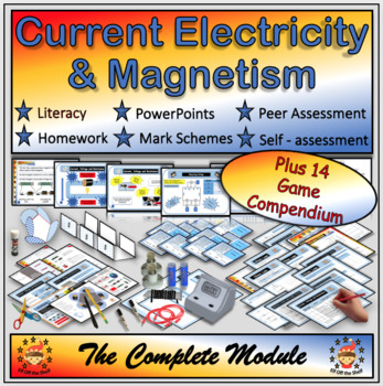 Preview of Current Electricity and Magnetism - Complete Middle school Module Plus 14 Games