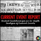 Current Event Analysis & Report