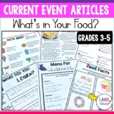 Current Event Article, Food and Nutrition, Healthy Eating Habits