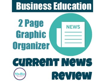 Preview of Current Event News Graphic Organizer | Public Company | Business | Finance