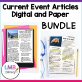 Current Event Nonfiction Article Bundle, Digital and Paper