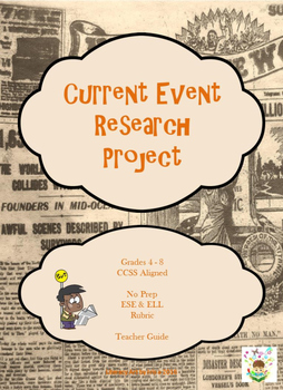 Preview of Current Event Research Project