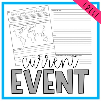 current event template