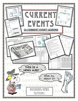 Preview of Current Events 16 Different Lessons!
