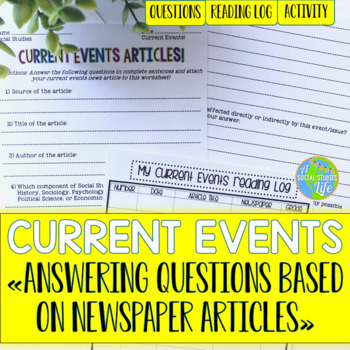 Preview of Current Events - Answering Questions based on Newspaper Articles