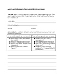 Current Events/Article Summary and Reporting Sheet (Multi-subject)