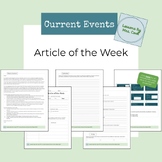 Current Events Article of the Week With Daily Activities f