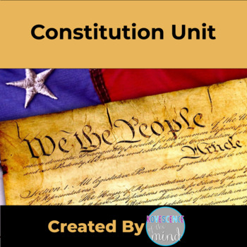 Preview of Constitution Unit