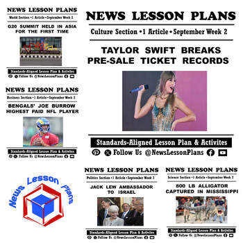 Preview of Current Events News_Middle and High School Lesson Plans_2023_09.September Week 2