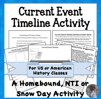 Preview of Current Events and U.S. History Annotation Timeline Review Cumulative Activity