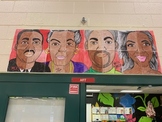 Current Famous black history figures collaborative mural
