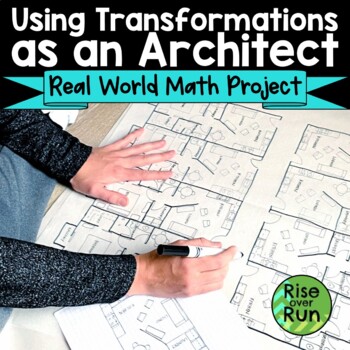 Preview of End of the Year Math Geometry Project with Real World Math Using Transformations