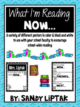 Preview of Currently Reading Posters for World Read Aloud Day