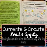 Currents and Circuits Reading Comprehension Interactive Notebook