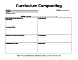 Curriculum Compacting Planning Sheet