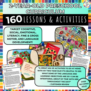 Preview of 2 Year Old Preschool Toddler Curriculum: Toddler Lesson Plans and Activities
